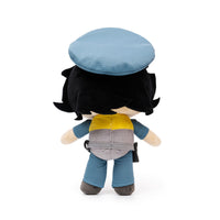 Pippa Police Officer plush back view with police cap and uniform - educational safety learning toy for kids