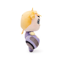 Rosie Racer doll side view showing purple racing suit details - confidence-building career toy inspiring bravery